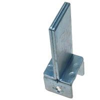 Parti per strutture tubolari Chutes pivot bracket guide