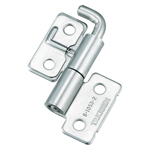 Cerniere piatte a innesto / asimmetriche / laminate / acciaio inox / lucidate a barile / B-1053-2 / TAKIGEN