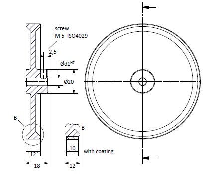 Measuring wheel 