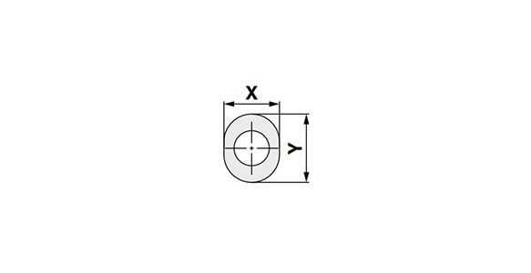 KQ2S03 Series release button dimensional drawing example 