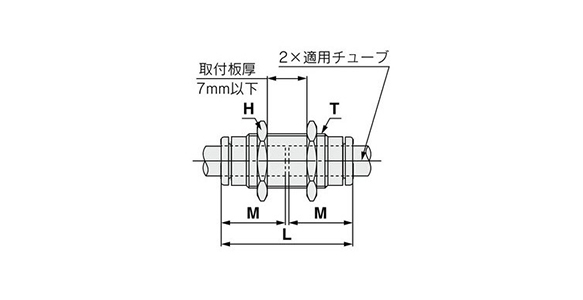 Bulkhead Union: KQ2E (Interchangeable With KJ): Related Images