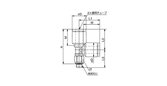 Male Run Tee: KGY outline drawing (M5) 