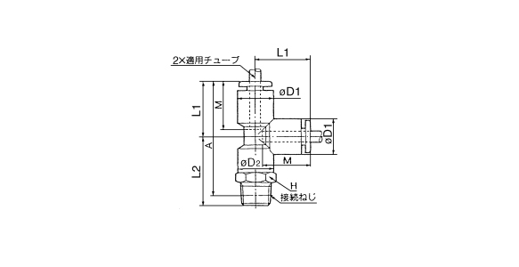 Male Run Tee: KGY outline drawing (R) 