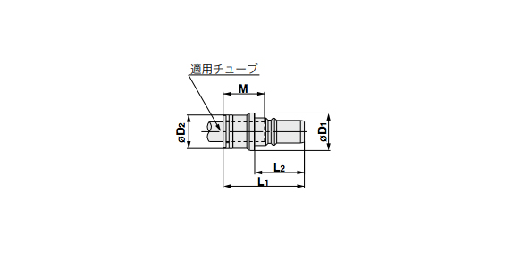 S Coupler KK　Plug (P) Straight Type With One-Touch Fitting: related images