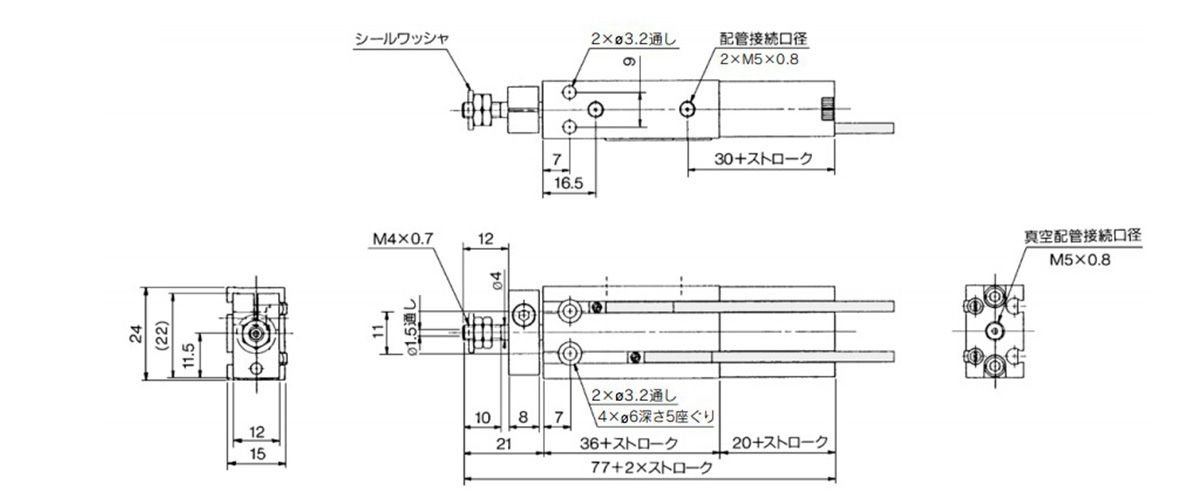 ø10 mm dimensions