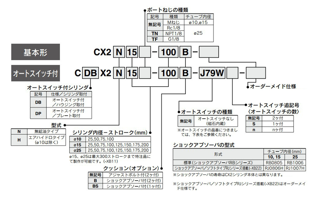 Model number example