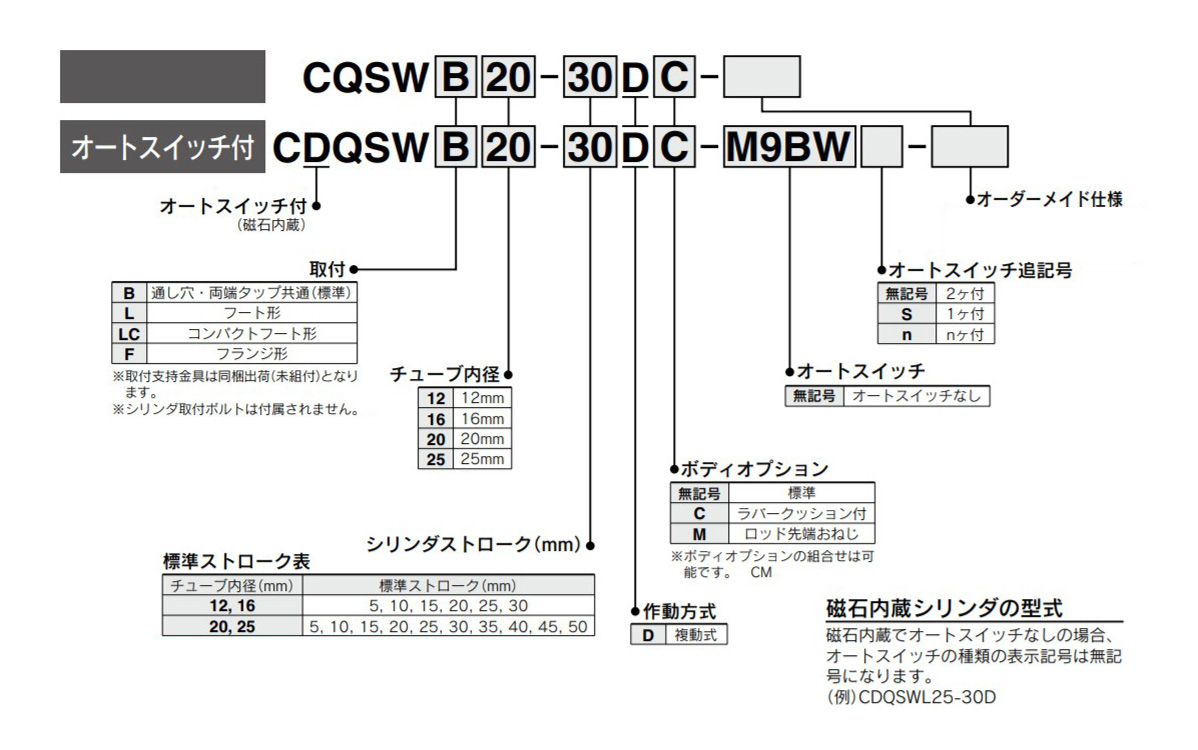 Model number example