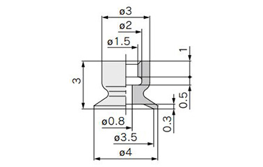 ZP3-035U dimensional drawing