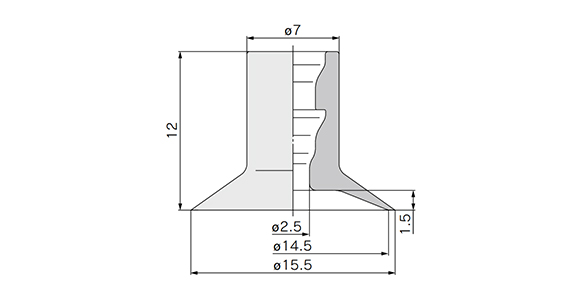 ZP2-14UT□ dimensional drawing