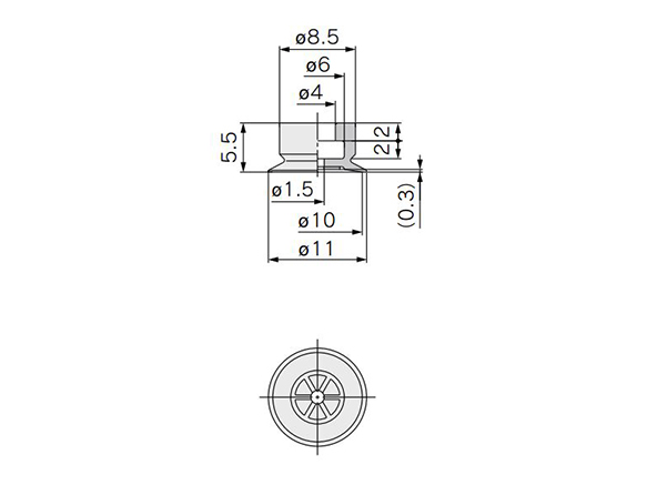 ZP2-B10MT□ dimensional drawing