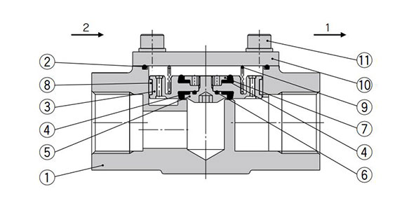 VCHC40 Series Structure Drawing