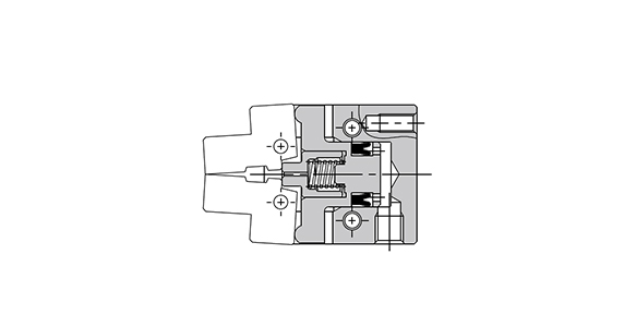 Closed condition structure drawing