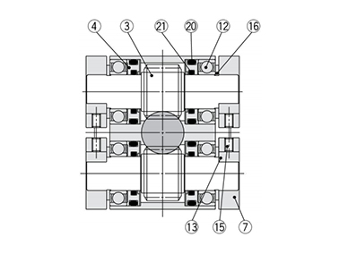 MHW2 Series structure drawing