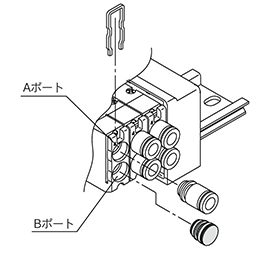 Elettrovalvola a 5 vie manifold serie SQ1000/SQ2000 parti opzionali specifiche prodotto 09