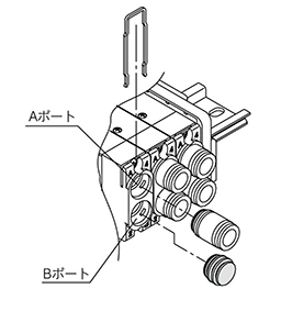 Elettrovalvola a 5 vie manifold serie SQ1000/SQ2000 parti opzionali specifiche prodotto 23